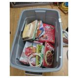 Tote Of Cookbooks
