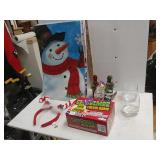 Christmas Items & Crown Royal Glasses