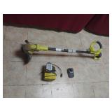 Electric Weed Wacker 18 Volt w/ 2 batteries &