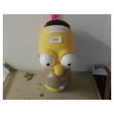 Vintage Plastic Homer Head