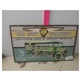 Vintage Tri City Transit Sign