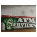 ATM Services Sign