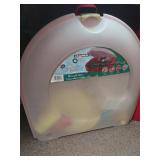 Wreath Storage Box & Plastic Dishes