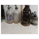 Glass Sifo Bottles & Lanterns