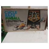 Vintage Cycle Race Pinball In Box