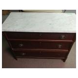 Wood Buffet With Stone Top