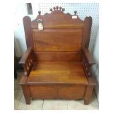 Wooden Bench 38" t x 31" w