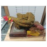 Chicken Basket, Decorations, Wooden Box