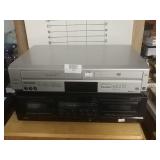 Cassette Player, VHS DVD Player