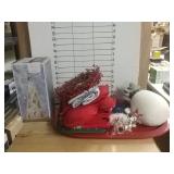 Christmas Decorations, Oven Mitt, Cloths