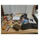 Knick Knacks, Clock, Measuring Tape Level