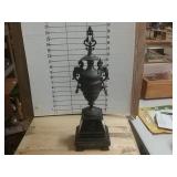 20th Century Egyptian Bronze And Jade Statue