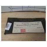 Vintage Bank Notes, Bank Note Holder?