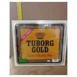 Tuborg Gold Light Up Sign WORKS