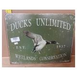 Ducks Unlimited Metal Sign