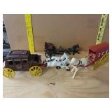 Cast Iron Horses And Carriages