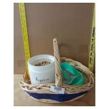 Plastic Eyes, Popsicle Sticks And Baskets