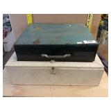 Wooden And Metal Boxes