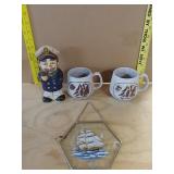 Two Mugs, Glass Decoration And More