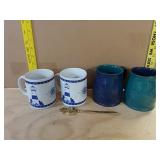 Mail Opener, 4 Mugs