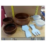 Teak wood Salad Set Vegetable Set