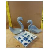 Swann Washcloth Holders And Soap Dish