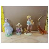 Avon Figurines And Small Dolphin