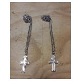 Two Cross Necklaces