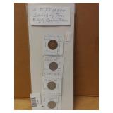 4 Different Saulsbury Bros Ridgely Canning Tokens