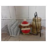 Monkey, Glass Jar, And Divider