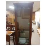 Glass Wooden Display Cabinet