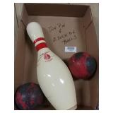 Ten Pin And 2 Duckpin Balls