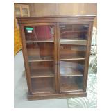 Wooden And Glass Display Cabinet