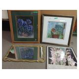 Framed Artwork & Mirror