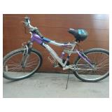 Mongoose Mountain Bike- 26" Purple, Gray, Blue