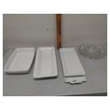 Glassware- Serving Platters