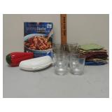 Kitchen Items- Cups | Pot Holders | Egg Cooker |