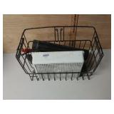 Metal Basket & Miscellaneous Items