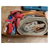 Ratchet and towing straps