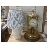 Longaberger Lamp, Clock