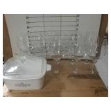 Glasses, Glass Container