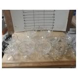 Glass Pitchers, Cups