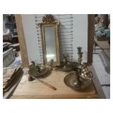 Metal Candle Holders, Mirror Candle Holder