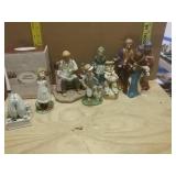 Glass Figures- Norman Rockwell, Hallmark