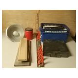 Lamp, Wood, Tool Holder , Box, Plastic Bins