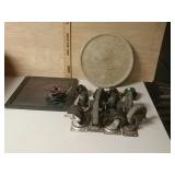 Solar Panel, Wheels & Metal Lid