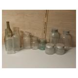 Vintage Glass Jars & Bottles