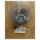 Super Deluxe Tabletop Oscillating Fan (Works)