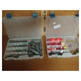 Bait Box With Weights, Bobbers, Bait & Hooks
