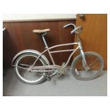 Vintage Bike With Replacement Front Wheel